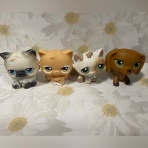 Littlest Pet Shop LPS lot of 4